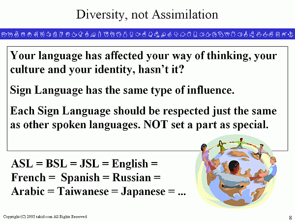Takid Com Sign Language Diversity Not Assimilation