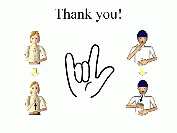 What Is Thank You In Sign Language Thank You Message Hand Gestures 